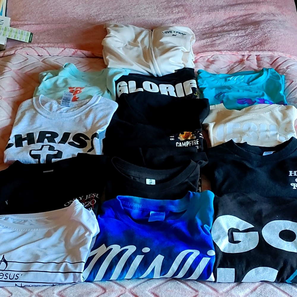 Christian T-shirts/Jacket Bundle